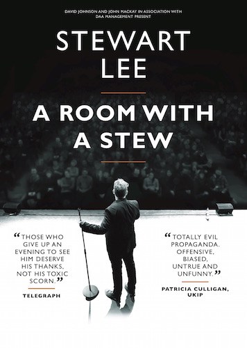 TICKETS FOR STEWART LEE’S EDINBURGH RUN ON SALE TODAY APRIL 7TH