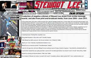 Stewart Lee - Promotional Negative Press Reviews 2009-2012