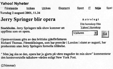 Jerry Springer blir Opera