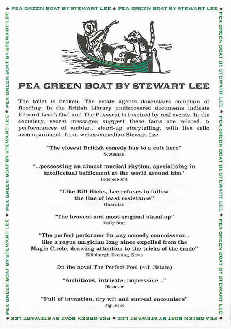 Pea Green Boat - 