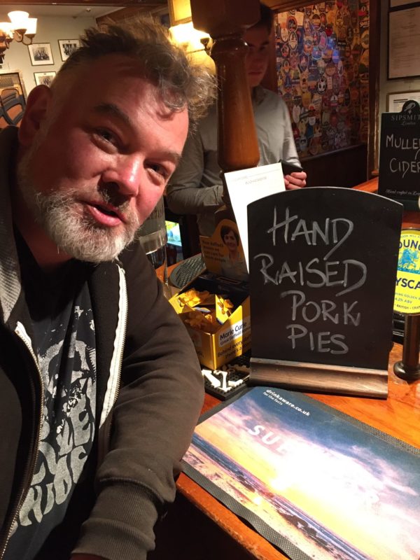 Hand raised pork pies. Oxford.