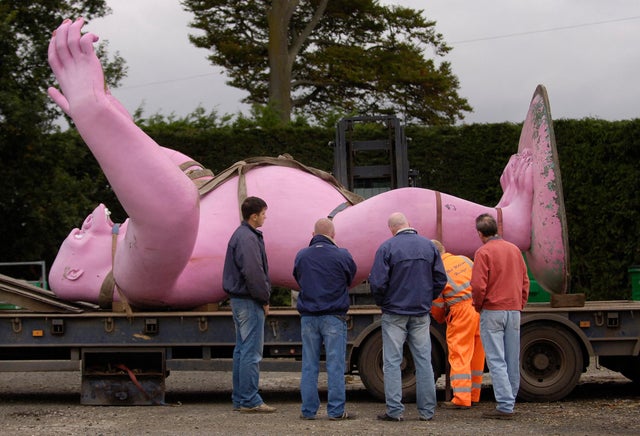 The Kong statue was moved from Ingliston in 2005 following the closure of the once popular market.