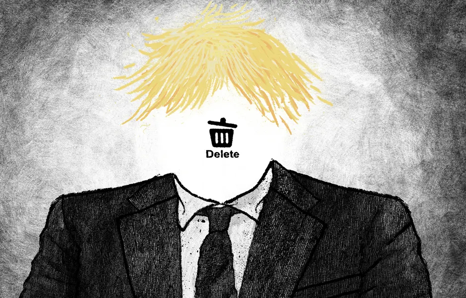 Never mind his WhatsApp messages – can Boris Johnson himself be disappeared?